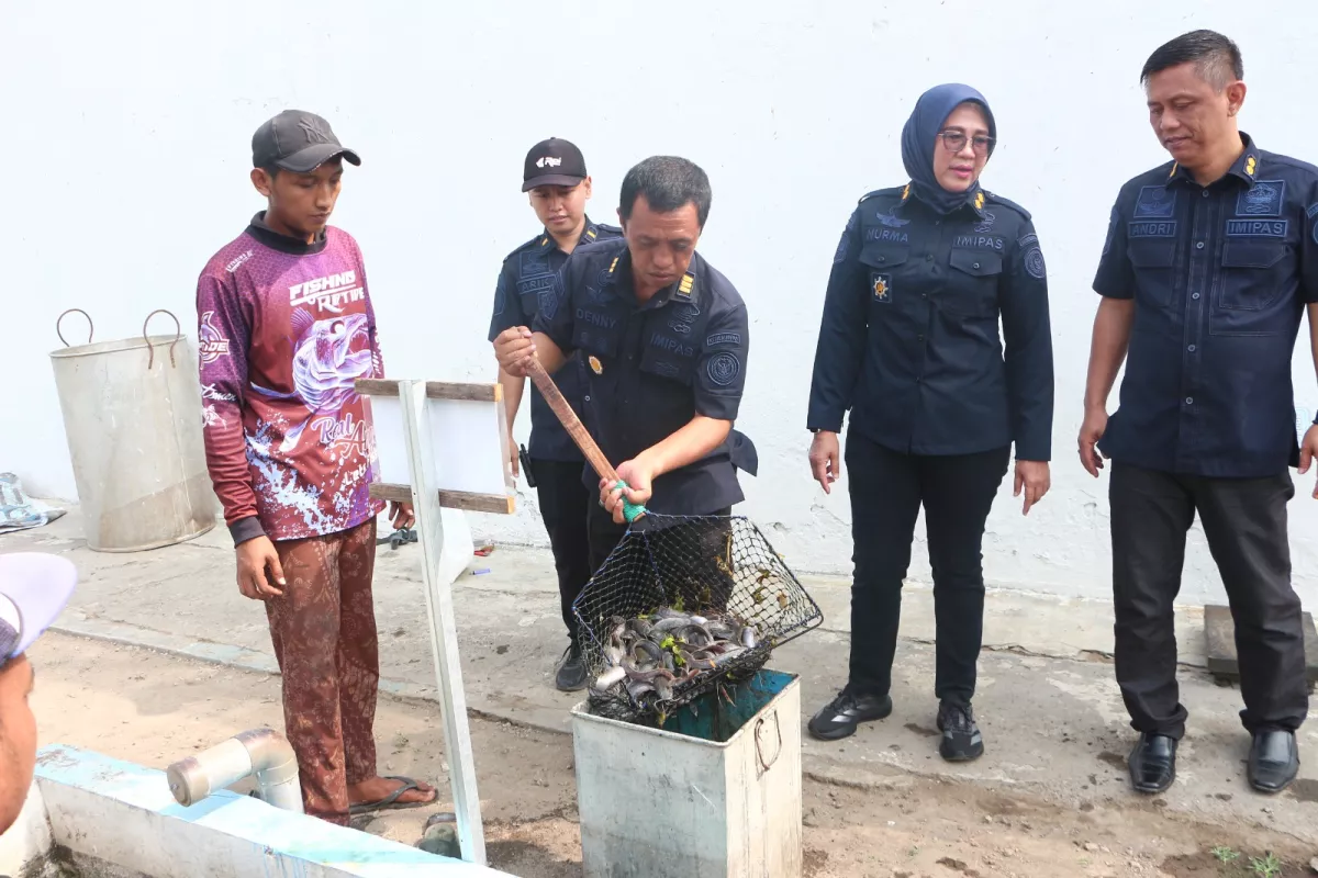 Panen 70 Kg Lele, Lapas Kelas I Madiun Dukung Ketahanan Pangan Dapur Bersahaja